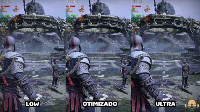 God Of War | LOW vs OTIMIZADO vs ULTRA | Teste na RTX 4060 TI смотреть онлайн