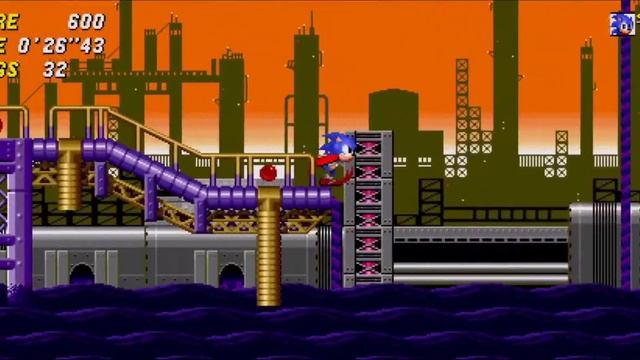 Sonic The Hedgehog 2 (mobile) - Oil Ocean Zone 1 Speedrun  0'41