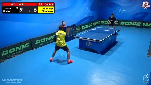 19:30 Vadym Hryban 3 - 2 Liubomyr Sheshurak West 5 WIN CUP 25.01.2023 | TABLE TENNIS WINCUP смотреть онлайн