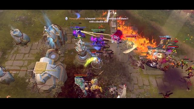 VP.Lisa Double Rampage @ Amazing Dota 2 Female смотреть онлайн