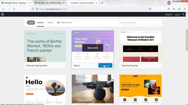Wordpress Theme Installation Tutorial Bangla