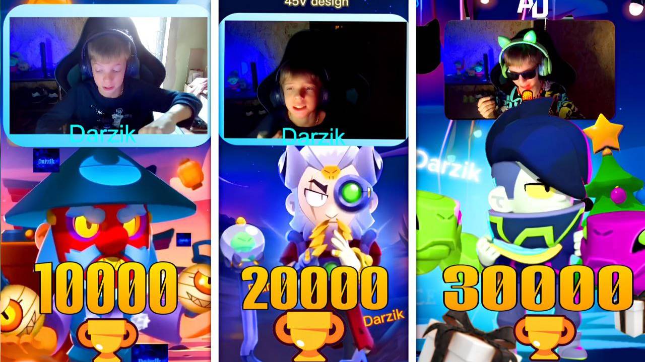 МОЙ ПУШ С 10000 ДО 30000 КУБКОВ НАРЕЗКА🔥 смотреть онлайн