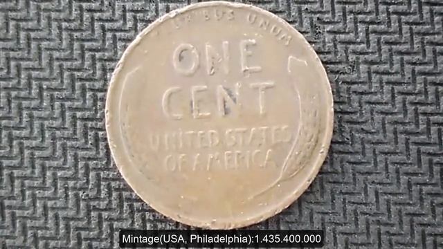 USA 1 cent, 1944/America coins смотреть онлайн