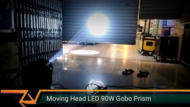 Moving Head LED 90W Gobo Prism смотреть онлайн