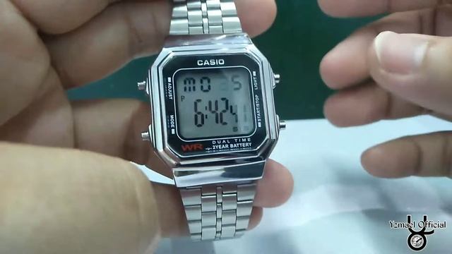 Casio A179W how to set time смотреть онлайн