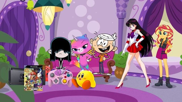 Sailor Mars Playing Mario Party 6