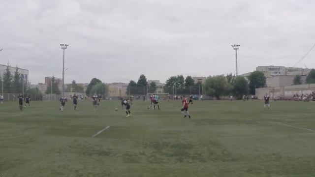 11 тур. Чемпионат по футболу г. Обнинска 8х8. Серпантин - Метеор.