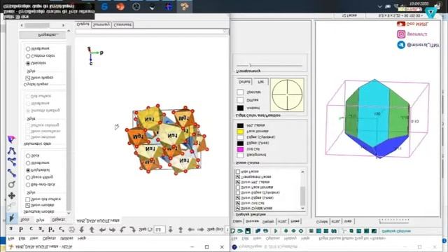 3D view of Augite Crystallography смотреть онлайн