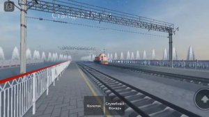 ТГМ4Б-УГМК-0901 проезжает станцию 105 км