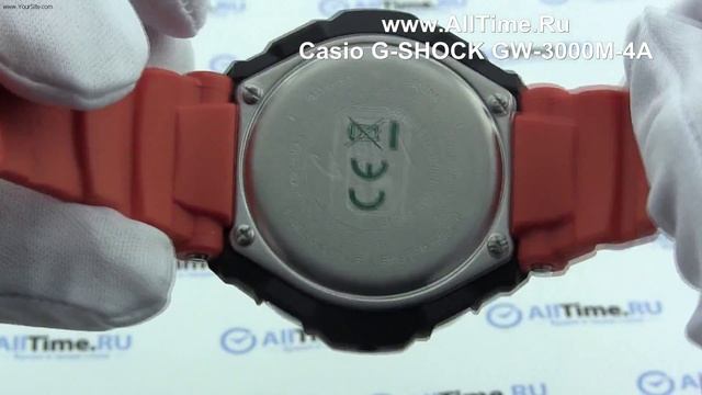 Обзор. Мужские наручные часы Casio G-SHOCK GW-3000M-4A смотреть онлайн