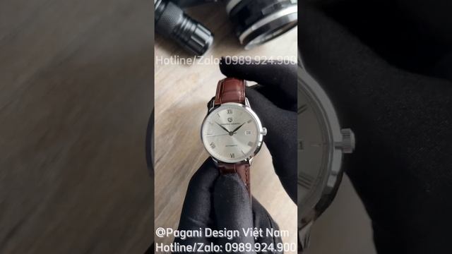 Pagani Design ODV – Leather strap – White – 40mm – Seiko NH35 – Automatic – PD 1759 смотреть онлайн