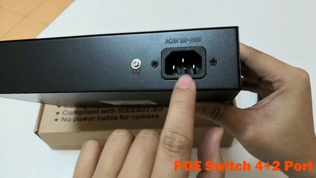 OscarVision POE Switch 4+2 Port