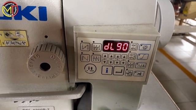 how to Reset and head select first step juki ddl 8700b-7. смотреть онлайн