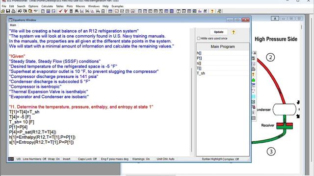 Refrigeration Part 1, determining thermophysical properties of an R12 refrigeration system смотреть онлайн