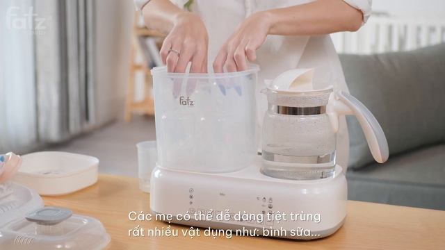 Máy đa năng điện tử - Multimax 2 | Tiệt trùng, sấy khô, hâm sữa, đun và hâm nước pha sữa | FATZBABY смотреть онлайн