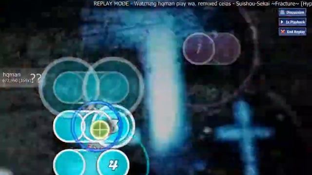 OSU! BMS (wa remixed celas) - Suishou Sekai ~Fracture~ [Hyper] смотреть онлайн