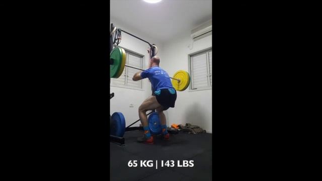 Barbell Front Squat - 65 KG x 12 reps | 143 LBS x 12 reps смотреть онлайн
