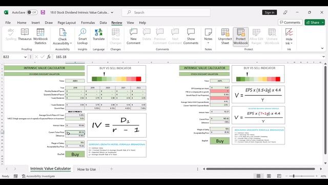 Dividend & Stock Intrinsic Valuation Calculator смотреть онлайн
