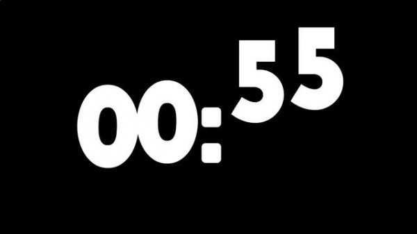 Таймер   2 минуты обратный отсчет1