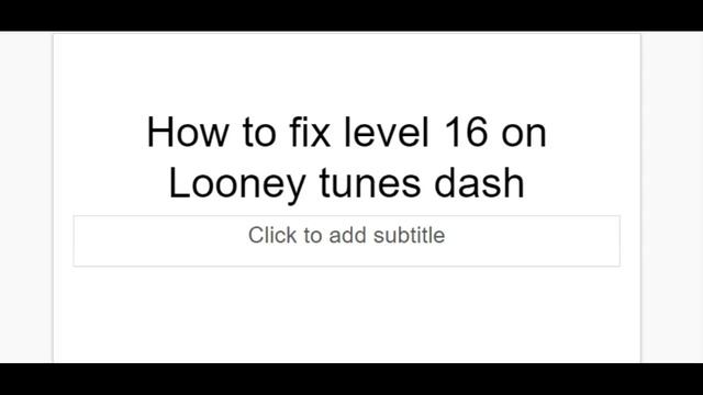 A message to All Looney Tunes Dash Fans смотреть онлайн