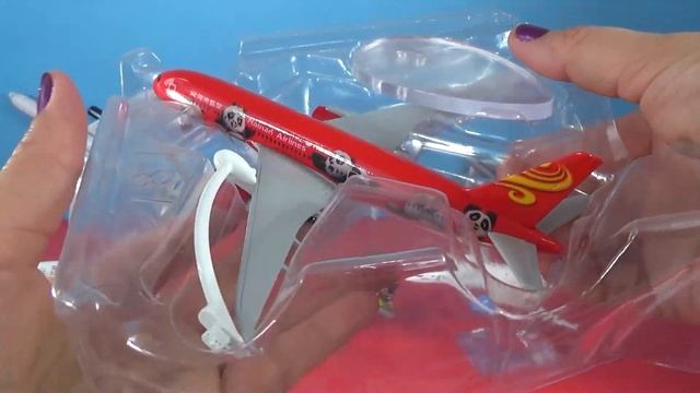 UNBOXING BEST PLANES: Boeing B787 737 777 AIRBUS A380 350 Beluga  France Thai INDIA USA Models