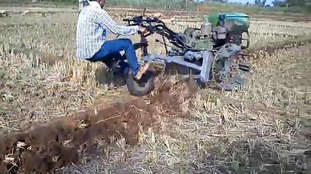 KMW MegaT15 Power Tiller with Rotary Disc Harrow смотреть онлайн