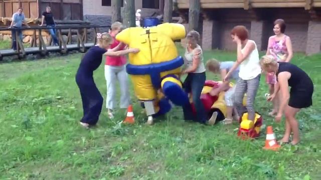 Сумогонки - 08.08.13 Корпоративный выезд ОАО НПО "САТУРН" смотреть онлайн