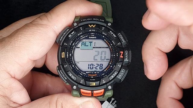 CASIO PROTREK PRG-240 ALTIMETRO смотреть онлайн