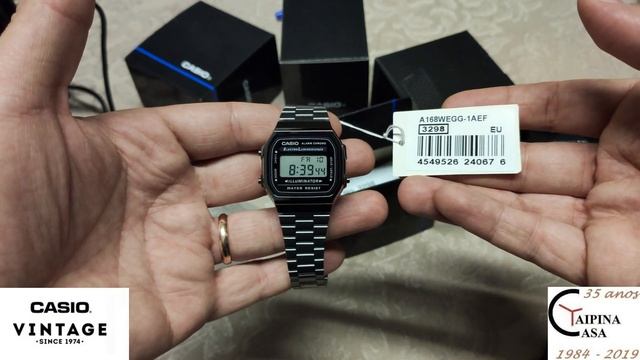 Casio Vintage A168WEGG-1AEF