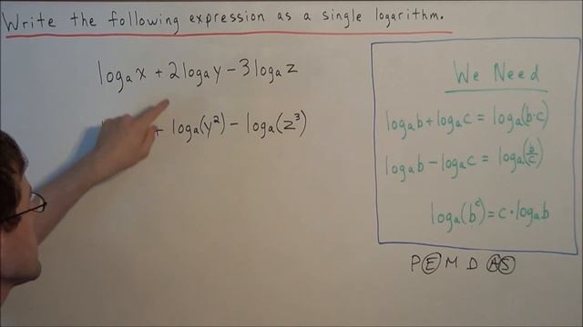 Simplifying Logarithmic Expressions using Log Properties смотреть онлайн