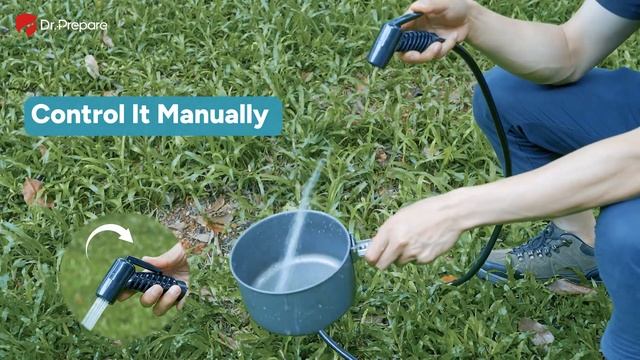 Dr.Prepare | 4 Gallons / 5 Gallons Camping Shower with Electric Pump смотреть онлайн