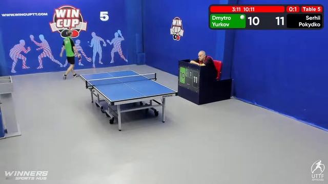 17:30 Dmytro Yurkov 1-3 Serhii Pokydko South 4 WIN CUP 07.10.2022 WINCUP | TABLE TENNIS смотреть онлайн
