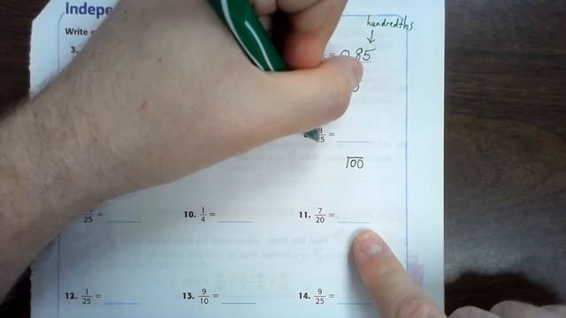 Chapter 8 Lesson 8 "Write Fractions as Decimals" pages 595-600 MyMath смотреть онлайн