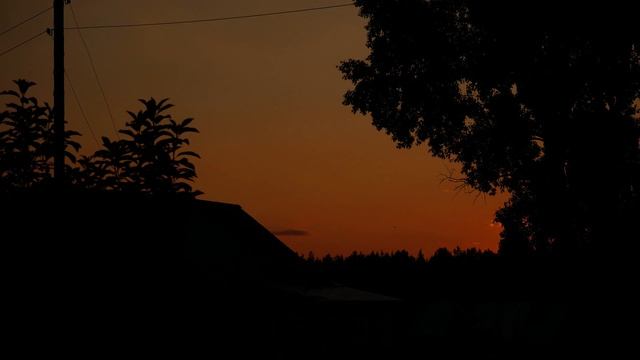 Закат. Таймлапс.