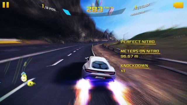 Asphalt 8 Airborne "Credits Cup: White Lamborghini Asterion Soars at 330km/h on Iceland Reverse! смотреть онлайн