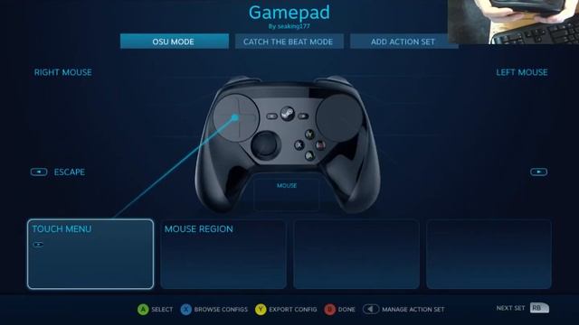 Steam Controller - Osu setup v.01 смотреть онлайн