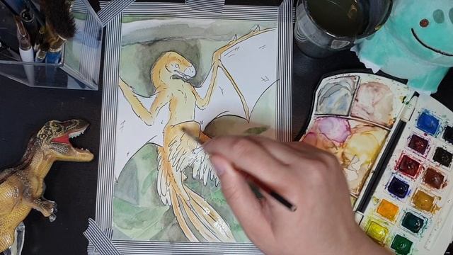 HELLO NEW DINO: Dragon Dinosaur!!! - Ambopteryx longibrachium смотреть онлайн