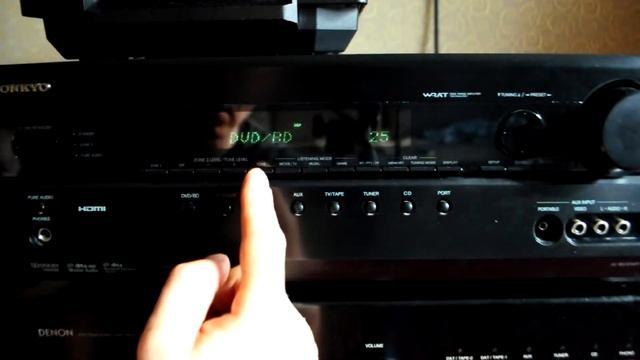 Onkyo TX-SR507 AV receiver reset to its factory defaults/Gamyklinių parametrų atstatymas смотреть онлайн