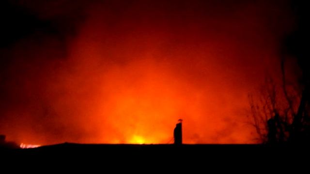 Пожар Вольнянск 11 02. 2017 на Чернышевского смотреть онлайн