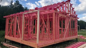 Строительство каркасного дома 6х8
