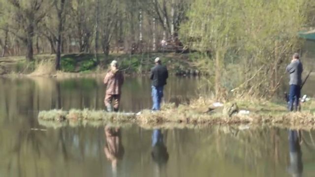 Fishing in Serebryaniy Bohr s Lake, traveling in Russia, Moscow, смотреть онлайн