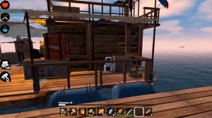 Первая встреча с Торговцем | Survival on raft: Выживание на плоту