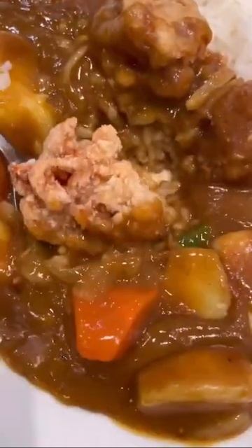 Vegetable Curry with Fried Chicken - Day 8 #shorts смотреть онлайн