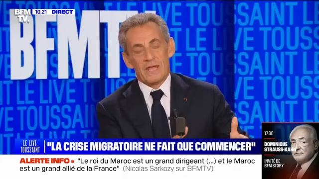 L'intégralité de l'interview de Nicolas Sarkozy sur BFMTV смотреть онлайн