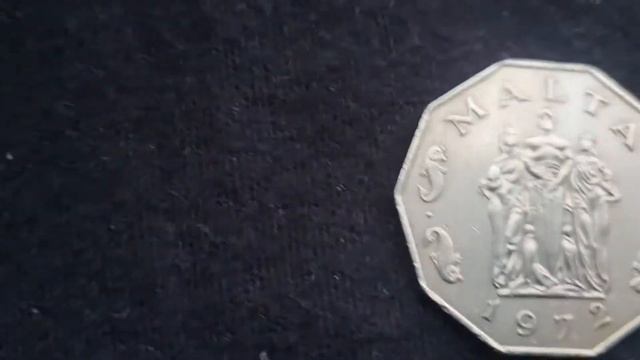 Moeda de 50 cents de lira maltesa - Malta - 1972 смотреть онлайн