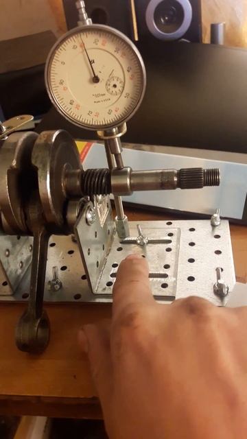 Центровка коленвала дома стенд на коленке Rebuild Crankshaft Crankshaft Truing Crankshaft Alignment
