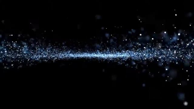 4K UHD Space Travel Blue Nebula Massive Bokeh Spiral Parctile