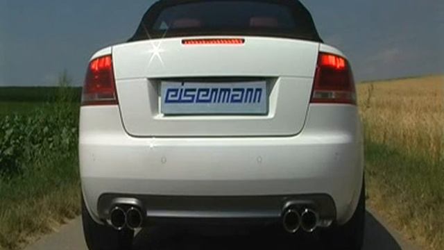 Audi A4 2.0 TFSI Cabrio Wegfahrt Eisenmann Duplex Sportauspuff смотреть онлайн