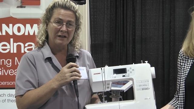 Rita Cope Wins Janome Sewing Machine at AQS QuiltWeek смотреть онлайн