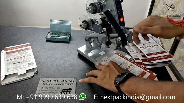 DY-8 Manual Ribbon Batch Coding Machine - 5 lines Batch Coder смотреть онлайн